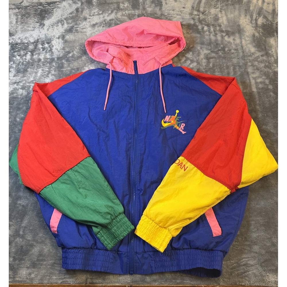 Jordan Sport DNA Windbreaker Jacket Multicolor Nike Air Jumpman CV7418-891 Men L